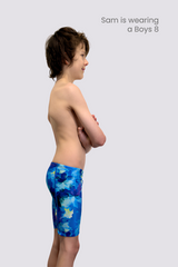 Boy's Chlorine Resistant Swim Jammers - Periwinkle