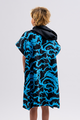 Kids Sand Free Hooded Towels - Shockwave