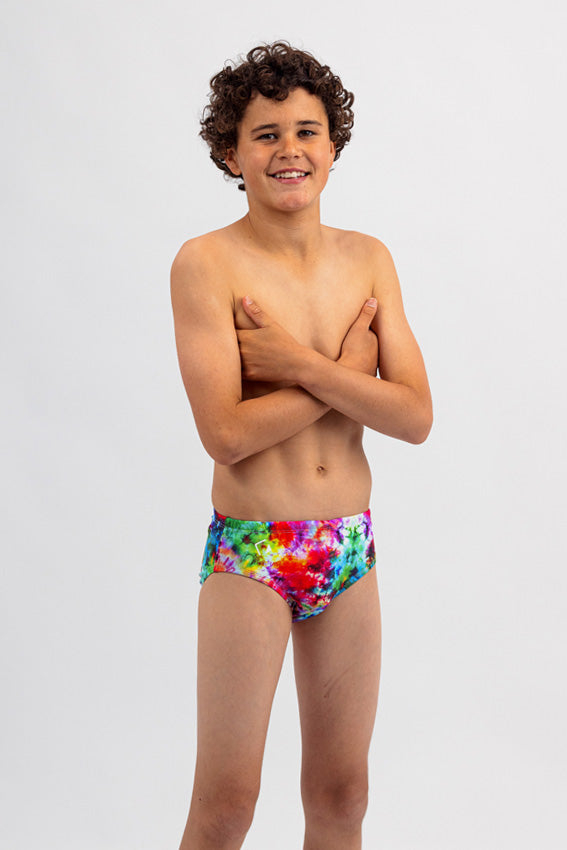 Boys Swim Briefs - Chlorine Resistant Swimwear  - Kaleidoscope