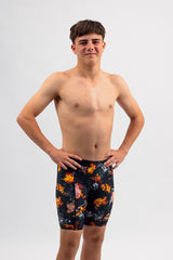 Men's Chlorine Resistant Jammers- On Fire