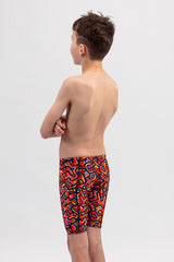Boys Swim Jammer - Chlorine Resistant Swimwear - Orange Stuff