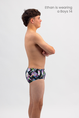 Boys Swim Trunk - Chlorine Resistant Swimwear - Don't Mess With Me