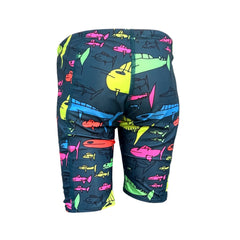 Boys Swim Jammer - Chlorine Resistant Swimwear - Cool Fish