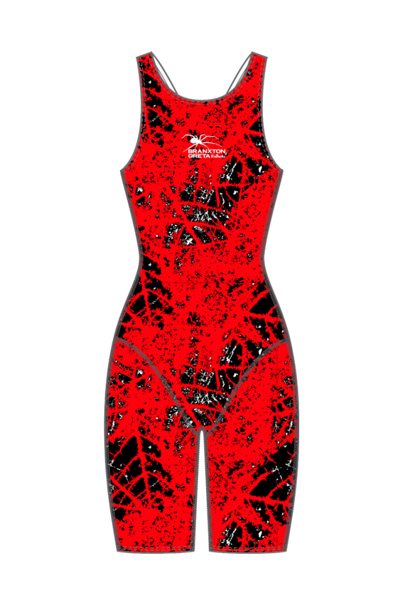 Girls/Ladies Legsuit - Branxton Greta Redbacks