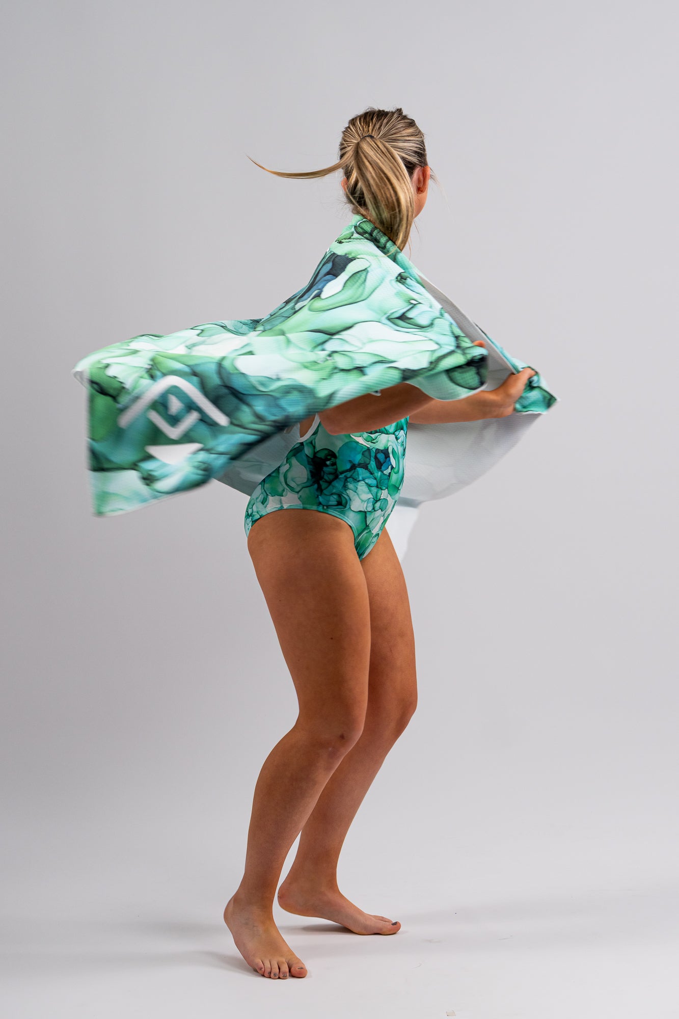 Sand Free Beach Towel - Emerald Tide