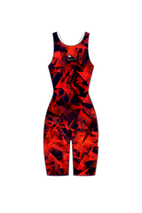 Girls/Ladies Swim Legsuit - Branxton Greta Redbacks