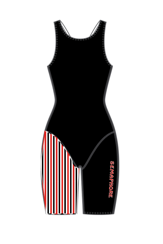 Girls/Ladies Swim Legsuit - Semaphore SLSC