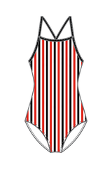 Semaphore SLSC Retro Stripe One Piece Swimsuit