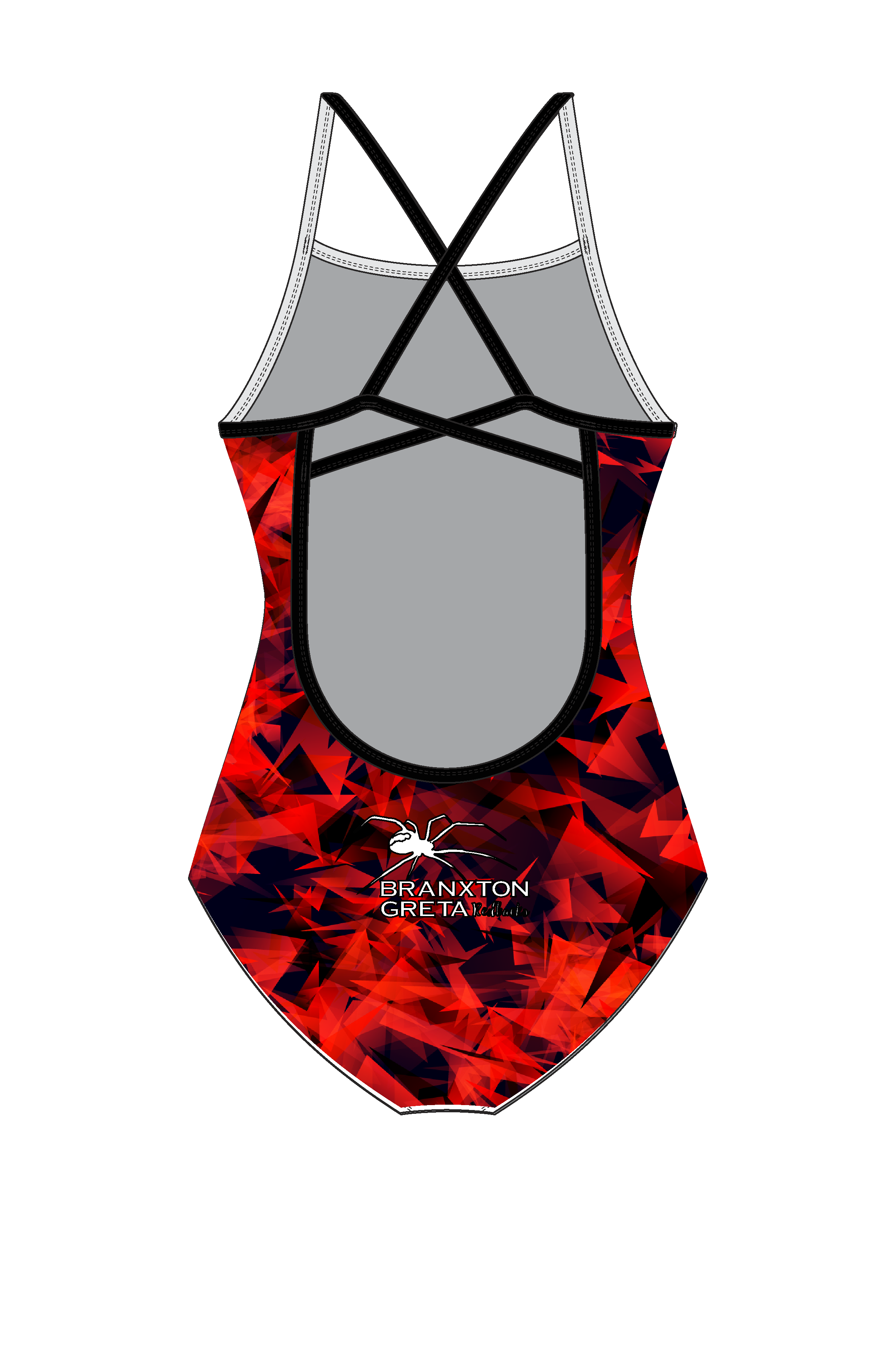 Girls/Ladies Swimwear - One Piece - Branxton Greta Redbacks