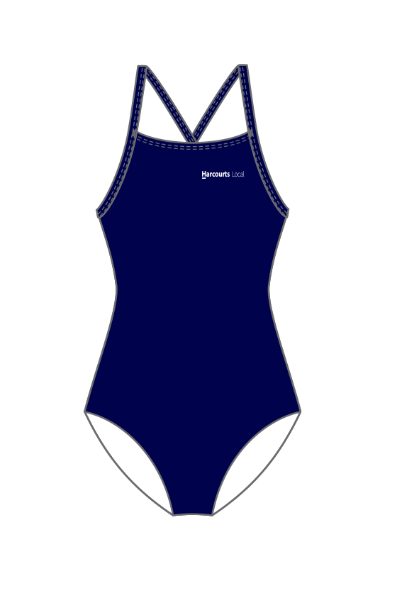 Ascot Swim Club One Piece Swimsuit - Basic Navy