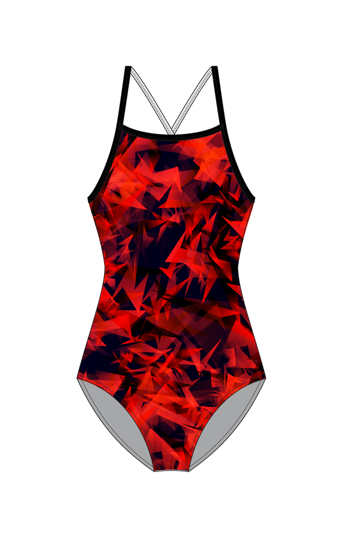 Girls/Ladies Swimwear - One Piece - Branxton Greta Redbacks