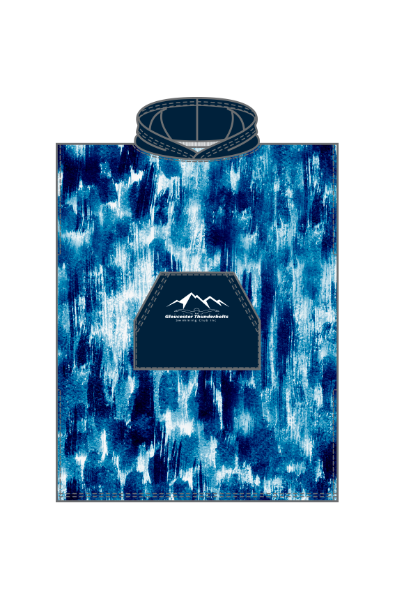 Sand Free Hooded Towel - Gloucester Thunderbolts SC