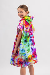 Kids Sand Free Hooded Towels - Kaleidoscope