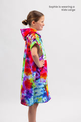 Kids Sand Free Hooded Towels - Kaleidoscope