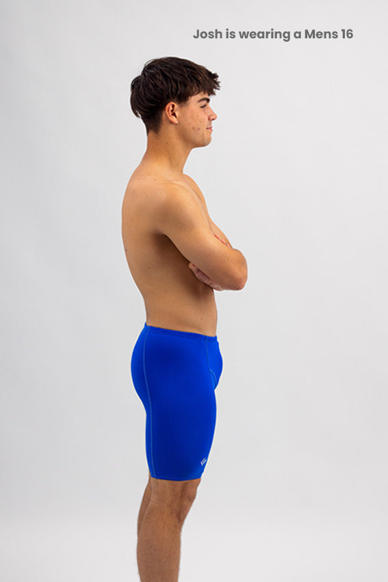 Men's Chlorine Proof Swim Jammers - Basic Royal Blue