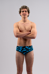 Men's Chlorine Resistant Swim Briefs - Shockwave