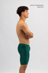 Men's Chlorine Resistant Jammers- Evergreen Jungle