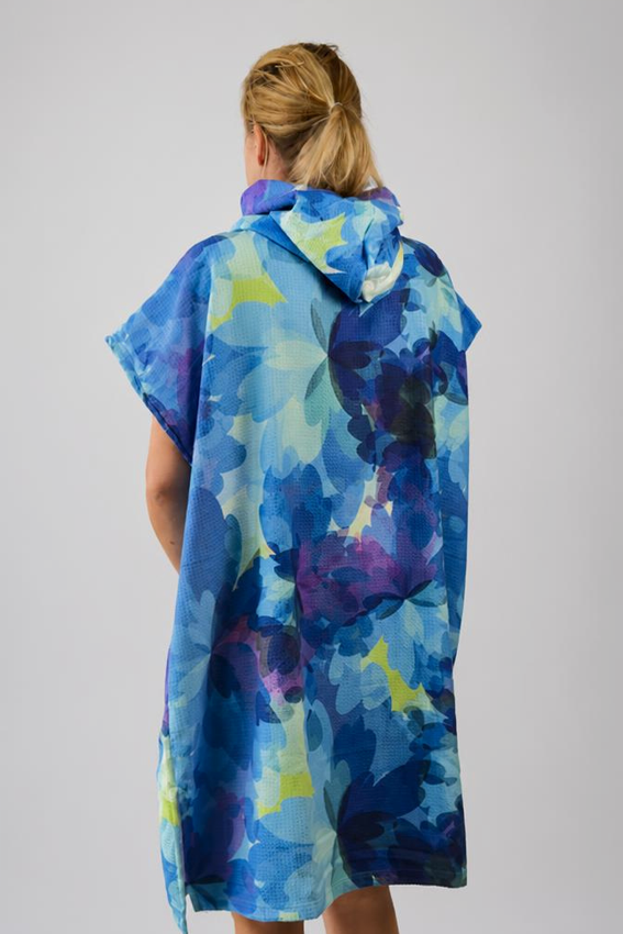Adult Sand Free Hooded Towel - Periwinkle