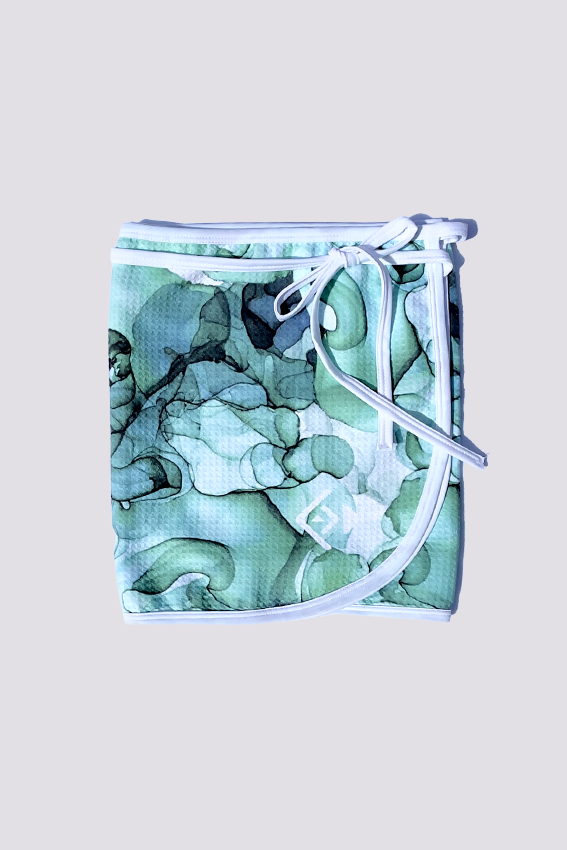 Towel Wrap Skirt - Sand-Free - Emerald Tide