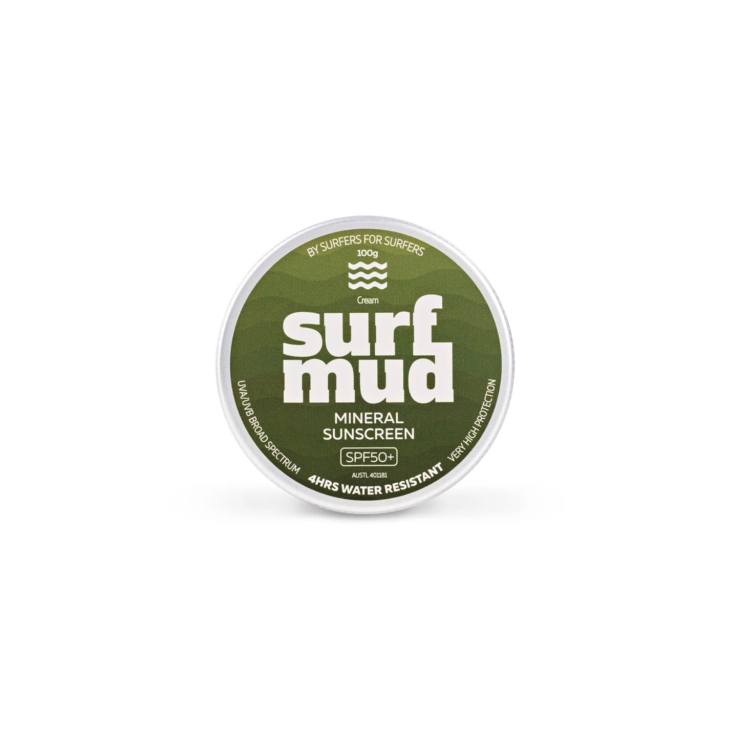 SURFMUD: Mineral Sunscreen UV 50+ : 100g