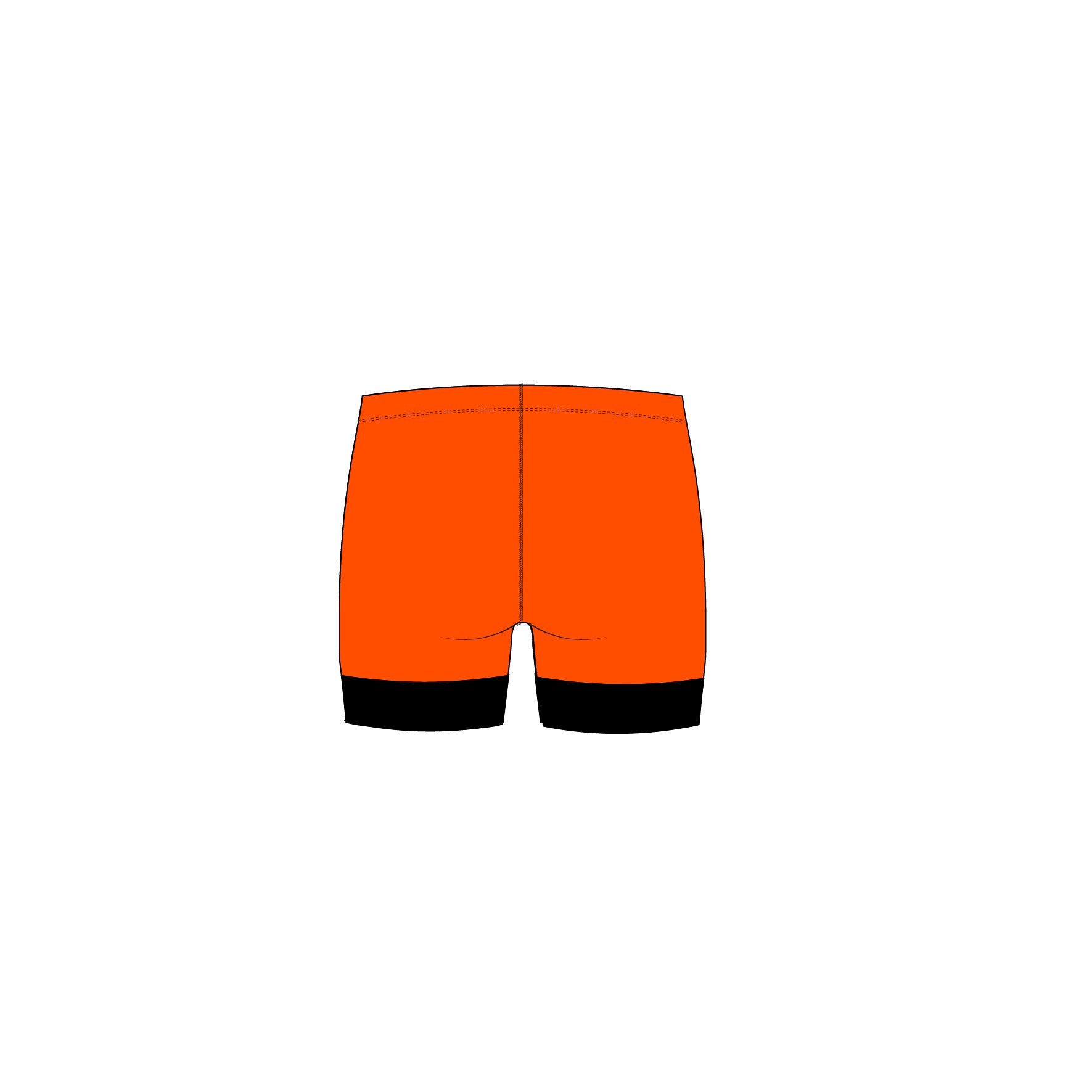 Fluro Orange Chlorine Proof Paddle Shorts - Warilla Barrack Point SLSC