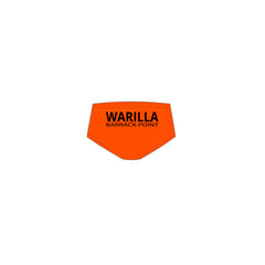 Boys/Men's Fluro Orange Chlorine Proof Trunks - Warilla Barrack Point SLSC