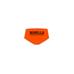 Boys/Men's Swim Trunks- Chlorine Resistant Swimwear - Warilla Barrack Point SLSC - Fluro Orange