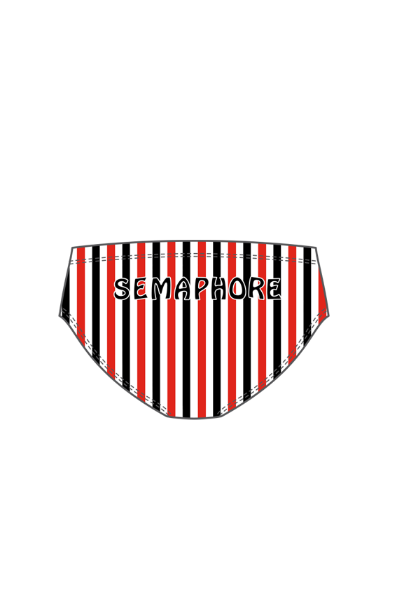 Semaphore SLSC  Boys/Mens Classic Brief - Retro Stripe