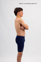 Boys Swim Jammer - Chlorine Resistant Swimwear - Basic Navy