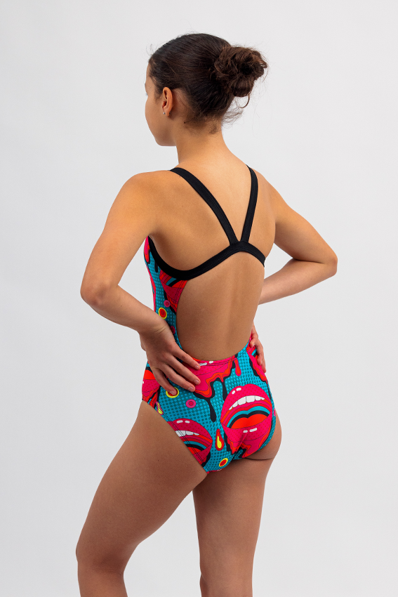 Girls Chlorine Proof One Piece - Gossip