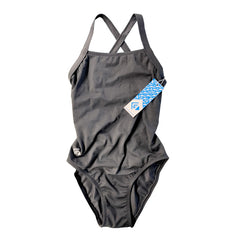 Gray swimsuit, chlorine proof 