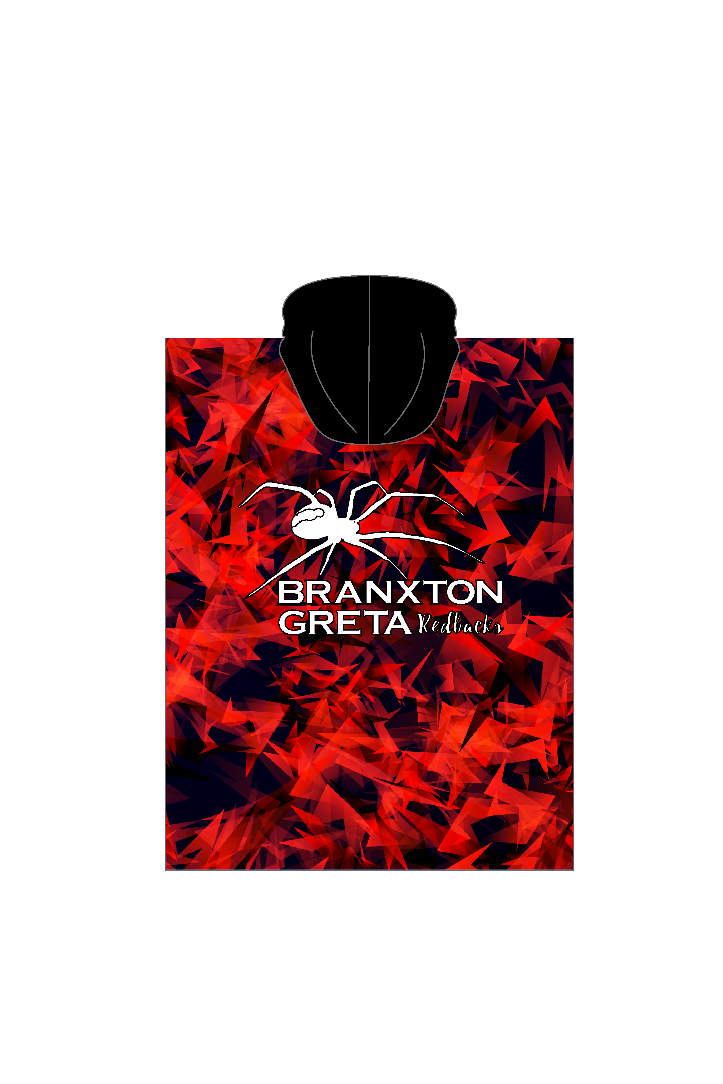 Sand Free Hooded Towel -Branxton Greta Redbacks