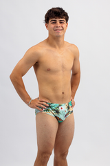 Mens Swim Briefs - Chlorine Resistant Swimwear  -Hula