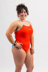 Ladies Chlorine Resistant Swimsuit - Mash up Inspire