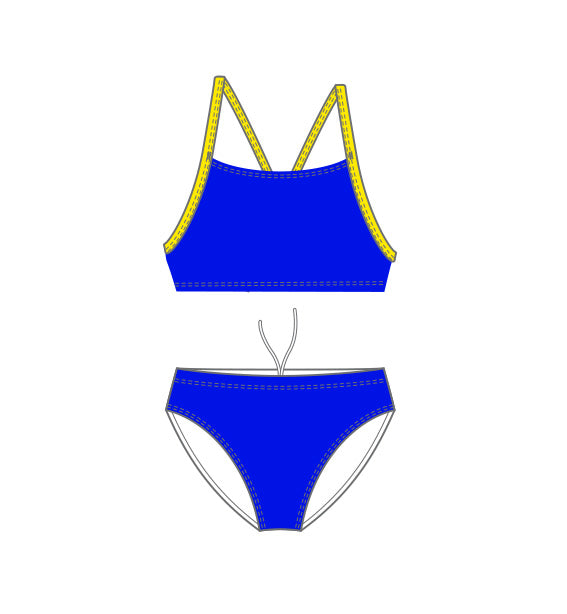 Girls/Ladies Chlorine Proof Two Piece - Kiama SLSC