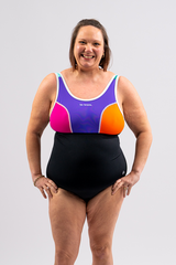 Woman's Empowered One Piece - Mash Up Inspire/Black