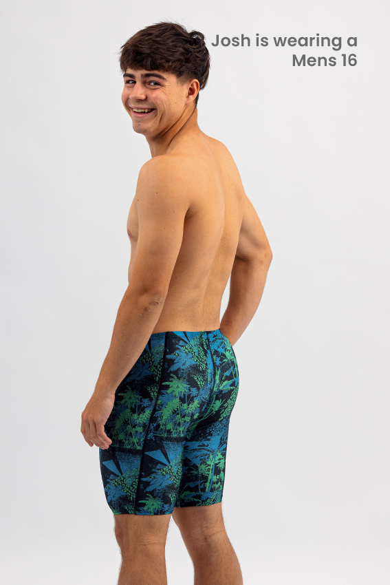 Men's Chlorine Resistant Jammers - Beach Wilderness