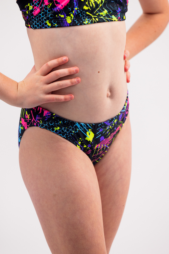 Girls Chlorine Proof Two Piece Bottom  -Move  It