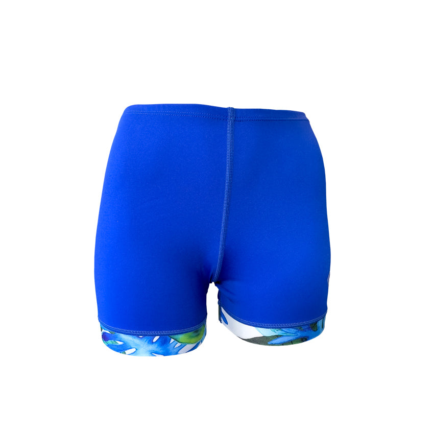 Ladies Chlorine Proof Paddle Short - Blue/Chill Out