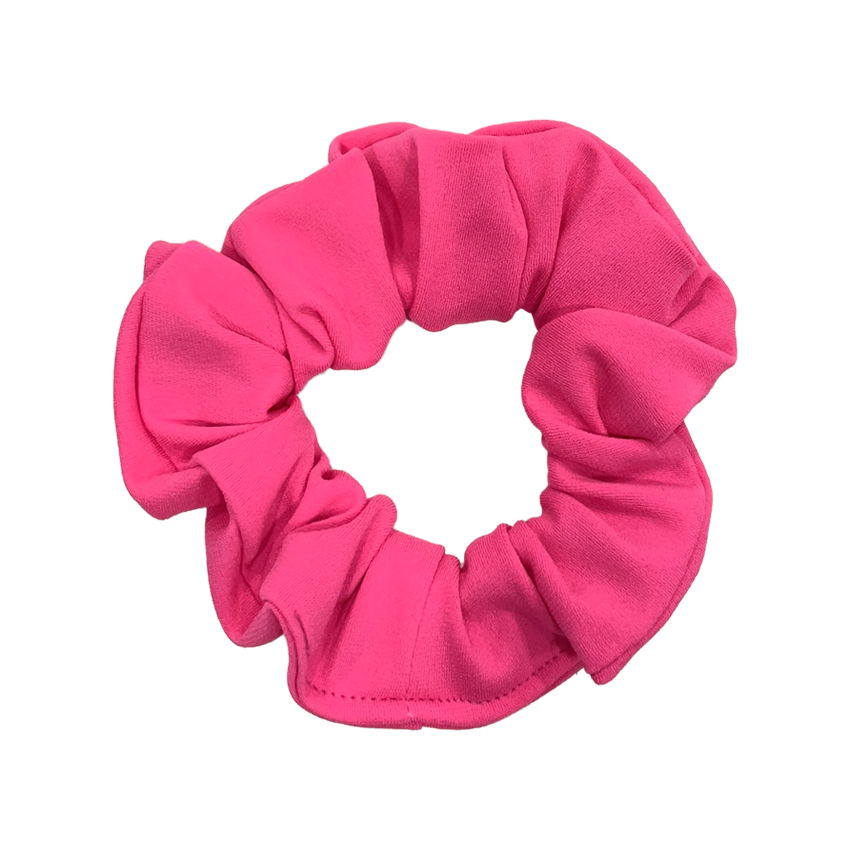 Chlorine Proof Swim Scrunchie - Safety Pink