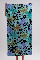 Sand Free Beach Towel - Leopard Lagoon