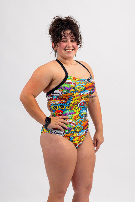 Wham Baam Sam - Ladies Chlorine Proof One Piece
