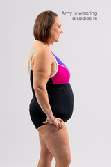 Woman's Empowered One Piece - Mash Up Inspire/Black