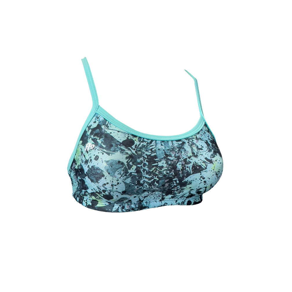 Ladies Chlorine Proof Two Piece Top - Chaos