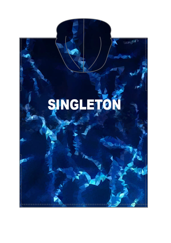 Sand Free Hooded Towel - Singleton Swim Club